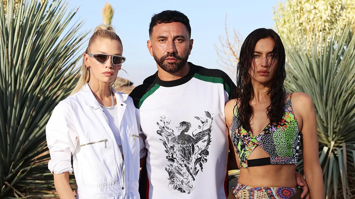 At the Marc Jacobs party during Coachella, Irina Shayk, Stella Maxwell, and Riccardo Tisci were all in attendance.