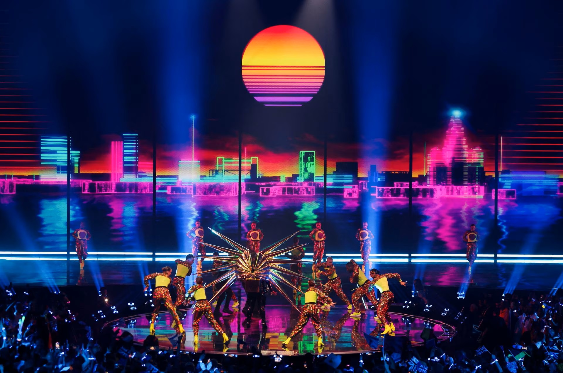 Netta performs during the grand final of the 2023 Eurovision Song Contest in Liverpool, Britain, May 13, 2023.