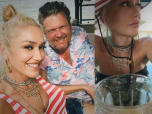 Gwen Stefani and Blake Shelton Celebrate Fourth of July with Boat Trip and Pool Party