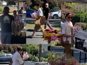Meghan Markle Spotted Shopping at Farmers Market