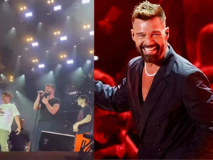 Ricky Martin's Sons Dance Onstage With Him During Concert