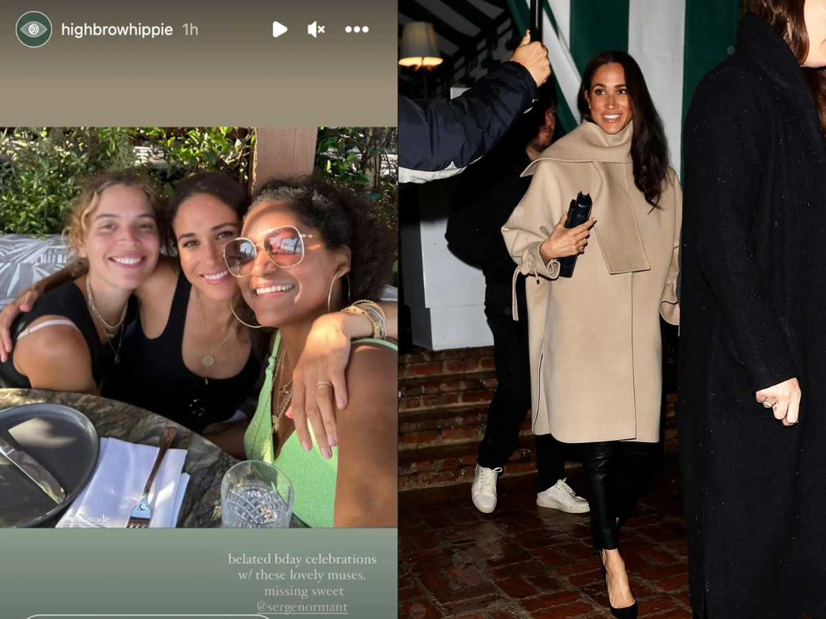 Meghan Markle Enjoys Girl Time with Friends While Prince Harry is Away